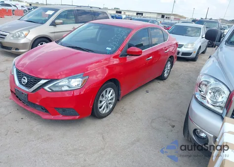 2018 Nissan Sentra Sv из США, поврежденный, VIN 3N1AB7AP3JL636860